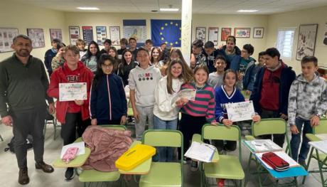 Recital poético de los alumnos de 1º de la ESO en el Alfonso VIII