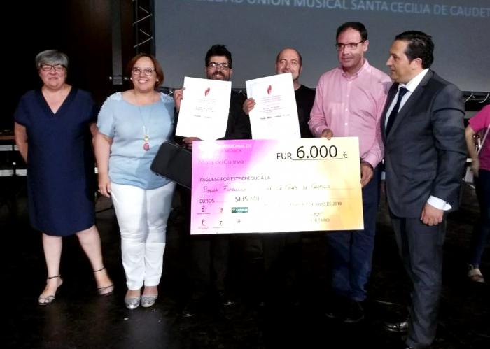 Prieto subraya la búsqueda de la excelencia del Certamen Regional de Bandas de Música Villa de Mota del Cuervo