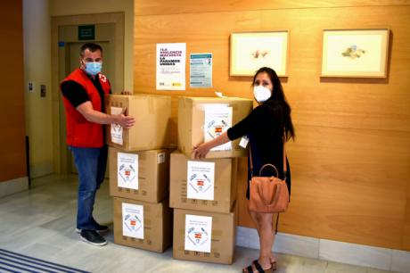 El Gobierno de España inicia la entrega en Cuenca de 15.000 mascarillas a Cruz Roja, Cáritas y CERMI para su distribución a los colectivos más vulnerables