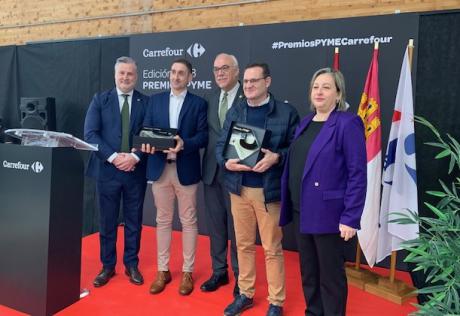 Carrefour entrega sus premios Pyme de Castilla-La Mancha a Tosfrit y embutidos Las Galindas