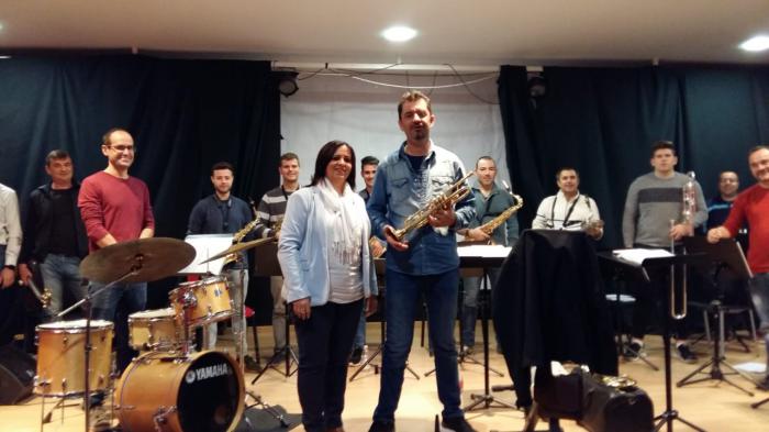 La Escuela Municipal de Música acogio el primer ensayo de la Asociación ‘Patrimonio Musical’