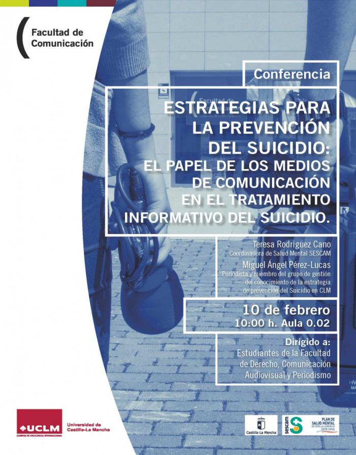 Profesionales del SESCAM explicaran como abordar las informaciones sobre suicidios