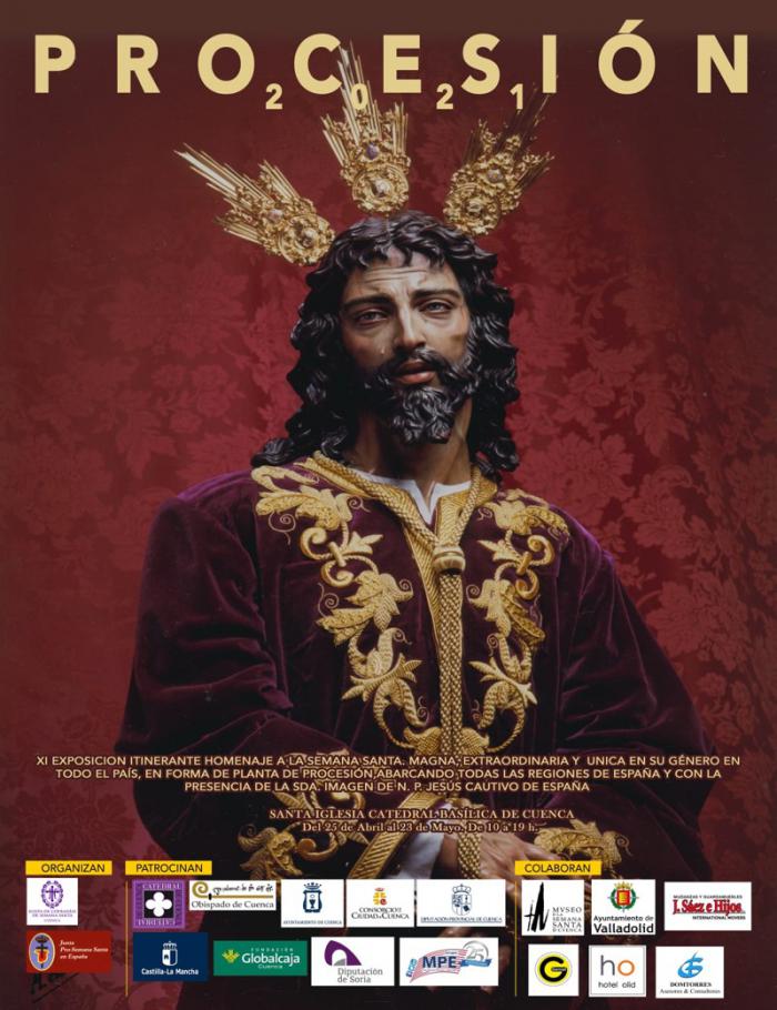 Todo listo para la inauguración de la exposición ‘Procesión 2021: Homenaje a la Semana Santa de España’
