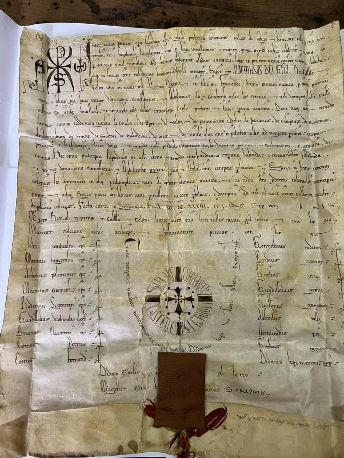 Recuperado en Barcelona un documento de hace 800 años robado de la Catedral de Cuenca