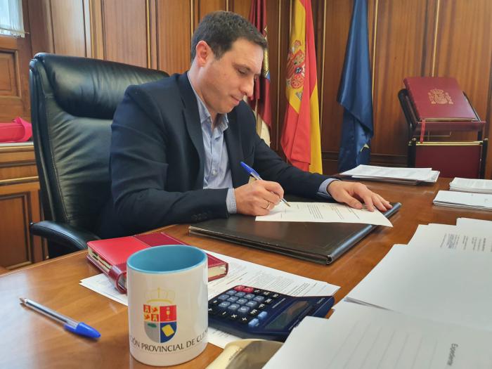 En imagen Álvaro Martínez Chana, presidente de la Diputación de Cuenca