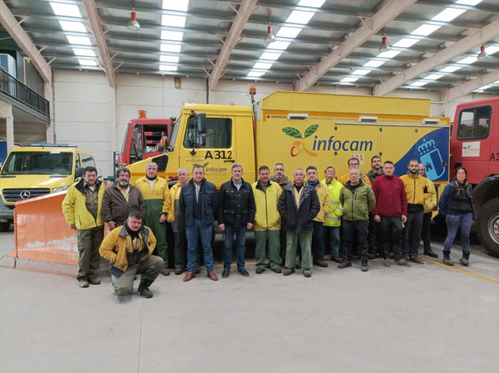 Una veintena de trabajadores de GEACAM se forman para mejorar el servicio invernal que prestan a 85 municipios de la Serranía