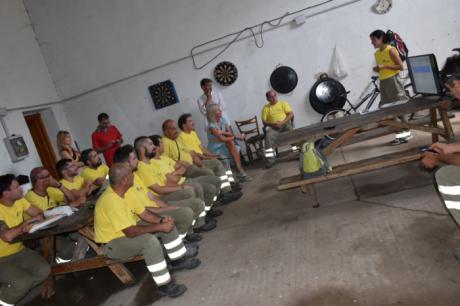 La Junta agradece a los trabajadores del Plan Infocam su labor en la prevención y extinción de incendios forestales como el de ayer en Castejón