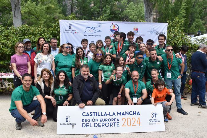 La cantera del Club de Piragüismo Cuenca dobla éxitos en el campeonato Jóvenes Promesas de CLM