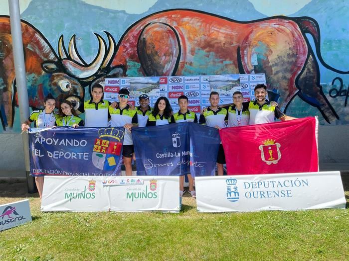El Club Piragüismo Cuenca con Carácter en la primera cita de la Liga Nacional consigue dos campeones y una subcampeona de España