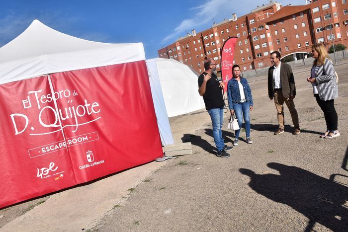 Alrededor de 3.000 personas pasarán por el Escape Room 'El tesoro de Don Quijote'