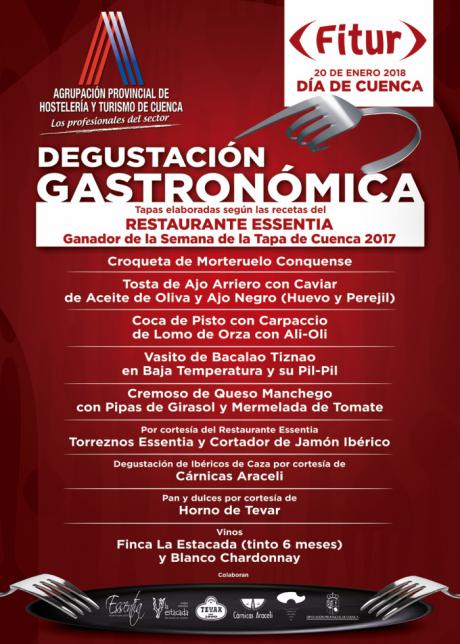 La Agrupación Provincial de Hostelería y Turismo ofrecerá el Día de Cuenca en Fitur una degustación gastronómica de la mano del restaurante “Essentia”