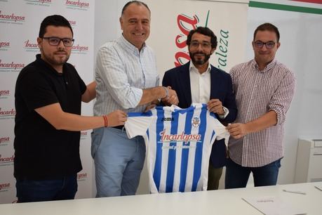 López Carrizo agradece a Incarlopsa su compromiso con el deporte a través del convenio con la Escuela de Fútbol Jesús de la Ossa
 