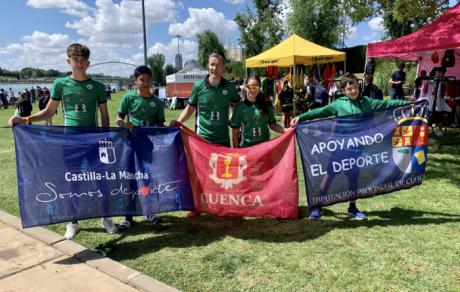 Los infantiles del Club Piragüismo Cuenca se estrenan en un Campeonato de España con notables resultados