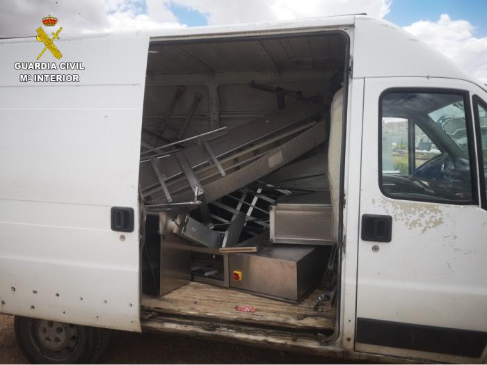 Detenidos por robo con fuerza en un almacén de Tarancón