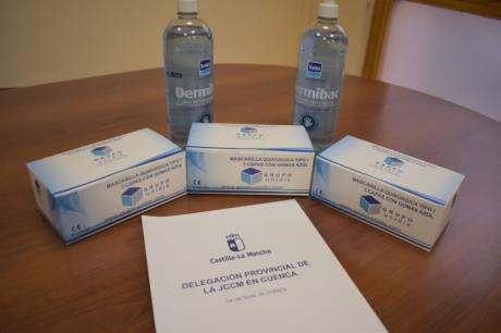 Se repartían 800 mascarillas y 800 hidrogeles en los centros educativos de la provincia para la celebración de las pruebas de acceso