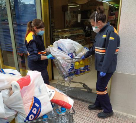 Tarancón continua con el proyecto ´Compras a domicilio´ en colaboración con Protección Civil y Supermercados CODI