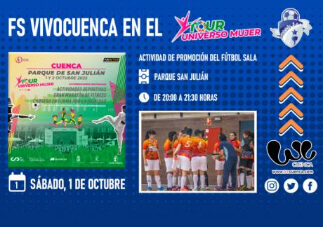 El FS VivoCuenca participará en el Tour Universo Mujer 