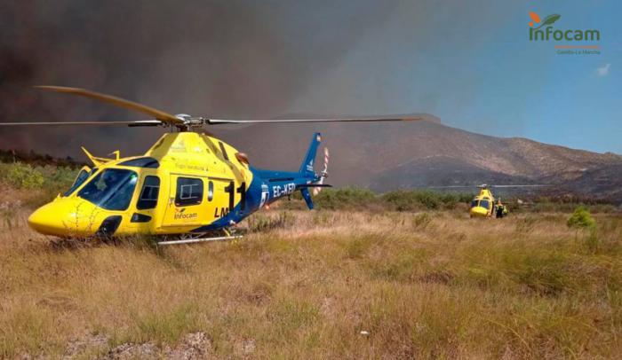 Controlado el incendio de Fresneda de Altarejos