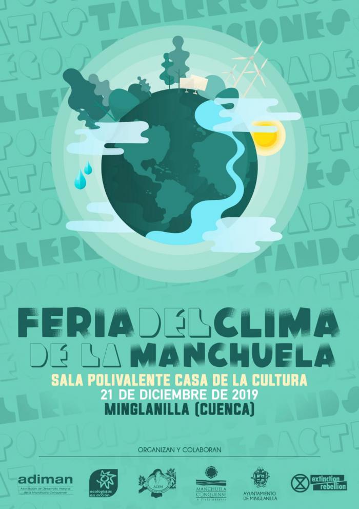 Adiman, Ecologistas en Acción y el Ayuntamiento de Minglanilla organizan la Feria del Clima de la Manchuela