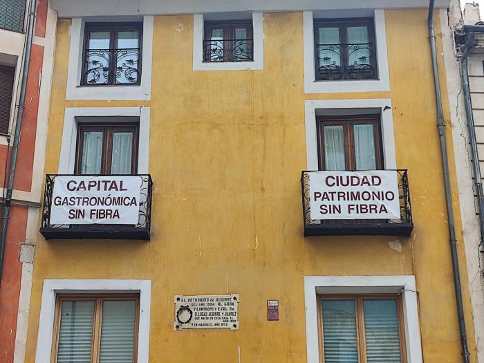 Cuenca en Marcha preguntará por la falta de fibra óptica en numerosas viviendas del Casco Antigua