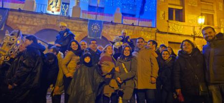 El presidente de la Diputación, Álvaro Martínez, comparte con los horcajeños las fiestas de El Vítor en una “espectacular” salida