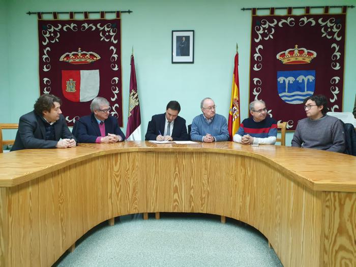 Martínez Chana recepciona las obras de mejora en la carretera que une las localidades de Landete y Huertos de Moya