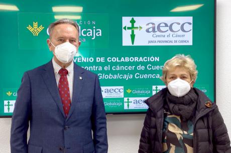 La Fundación Globalcaja Cuenca y la Asociación Española contra el Cáncer renuevan su colaboración