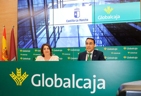 Globalcaja brinda su total apoyo al tejido empresarial y a la formación de los jóvenes de la mano del Gobierno de Castilla-La Mancha