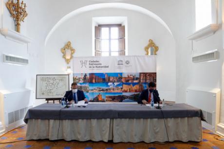 Las Ciudades Patrimonio firman con Paradores la promoción conjunta en Madrid, Sevilla, Lisboa y París