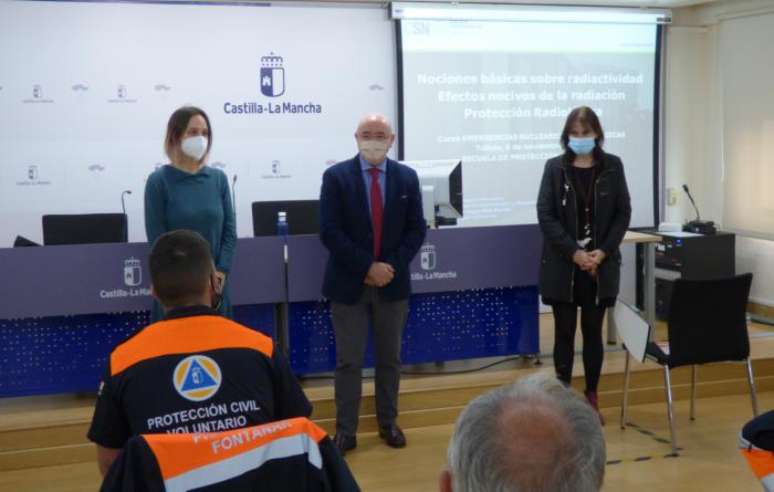 Miembros de los equipos de intervención se forman sobre las emergencias radiológicas y nucleares en Castilla-La Mancha