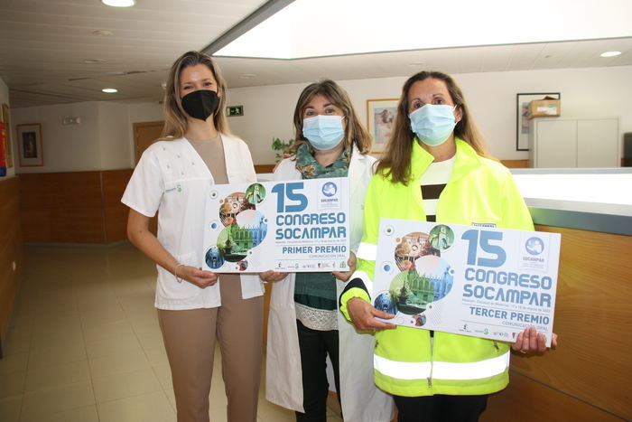 Dos enfermeras y una matrona de la Gerencia del Área Integrada de Cuenca, premiadas por la Sociedad Castellano Manchega de Patología Respiratoria