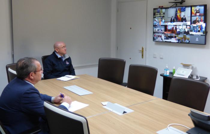 Castilla-La Mancha participa en la videoconferencia del Rey Felipe VI con las salas de emergencias del 1-1-2