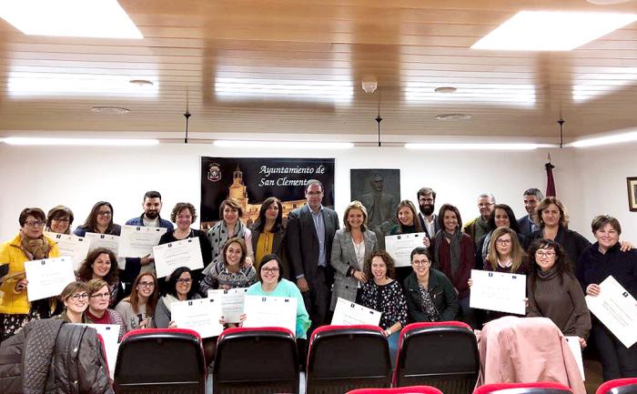 Clausurado en San Clemente el programa de mejora de la competitividad del comercio tradicional