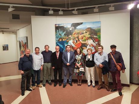 Doménech arropa al Grupo Arte 6 en su primera exposición en Madrid