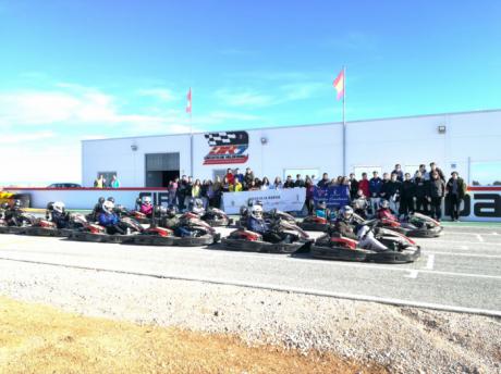 El programa Somos Deporte 16-18 acerca el karting a alumnos del IES La Hontanilla de Tarancón