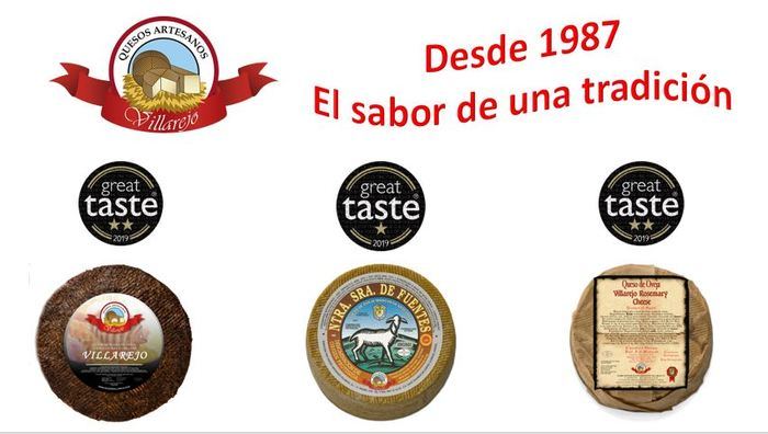 Éxito de Quesos Villarejo que triunfa en World Cheese Awards con 2 Super oros y 2 Oros