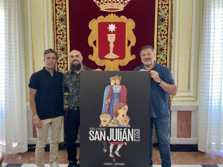 Arturo García Blanco sorprende con su obra maestra para las fiestas de San Julián