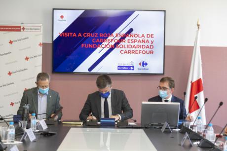 Carrefour y Cruz Roja firman un convenio en materia de empleo e integración social