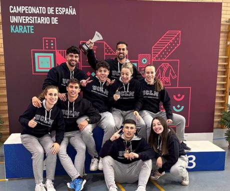 La UCLM obtiene dos medallas y el subcampeonato por equipos en el Campeonato de España Universitario de Kárate