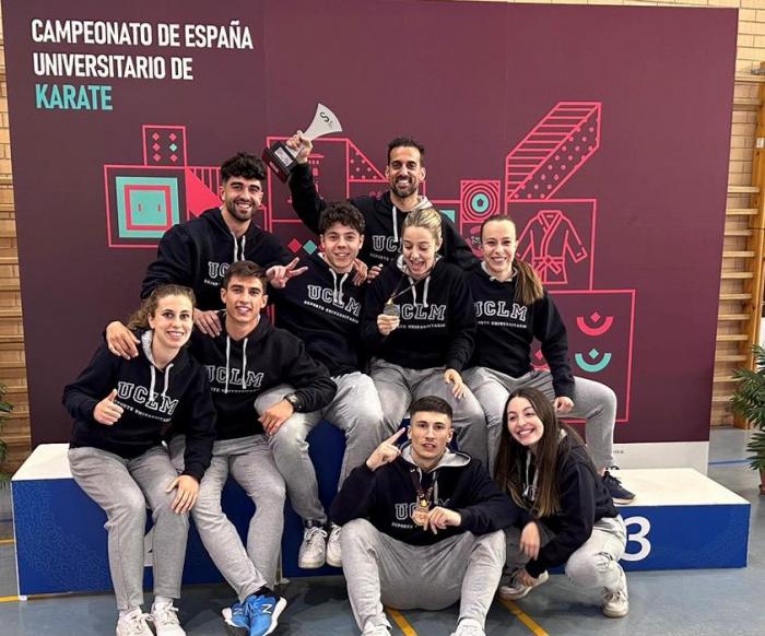 La UCLM obtiene dos medallas y el subcampeonato por equipos en el Campeonato de España Universitario de Kárate