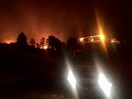 Se eleva al nivel 1 de emergencia en el incendio de Campillo de Altobuey