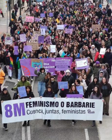 Cuenca vuelve a salir a la calle por el 8M