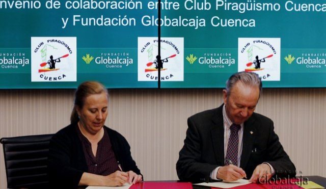 Globalcaja renueva el convenio de colaboración con el Club Piragüismo Cuenca Con Carácter