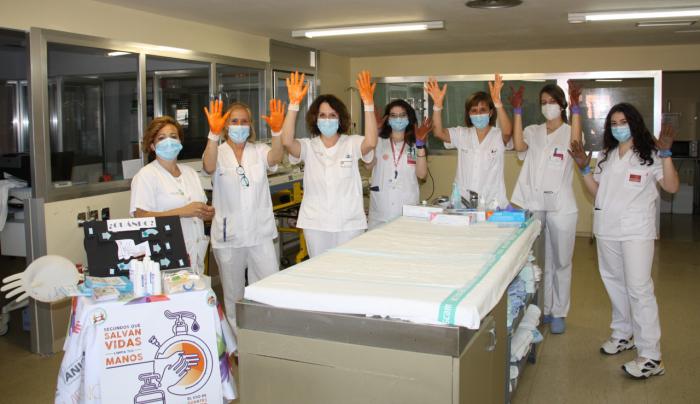 Los profesionales sanitarios de la Gerencia del Área Integrada de Cuenca, comprometidos un año más con la Higiene de Manos