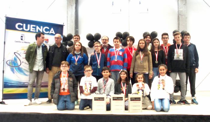 El Provencio albergó el Campeonato Provincial de Ajedrez en Edad Escolar con una participación de unos 70 jóvenes