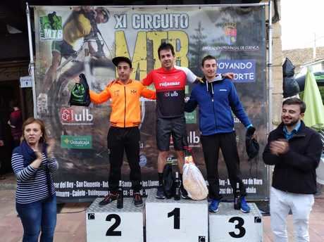 Rafael Bonilla y Lola Castellote se imponen en Olmeda del Rey en la séptima prueba del XI Circuito de MTB