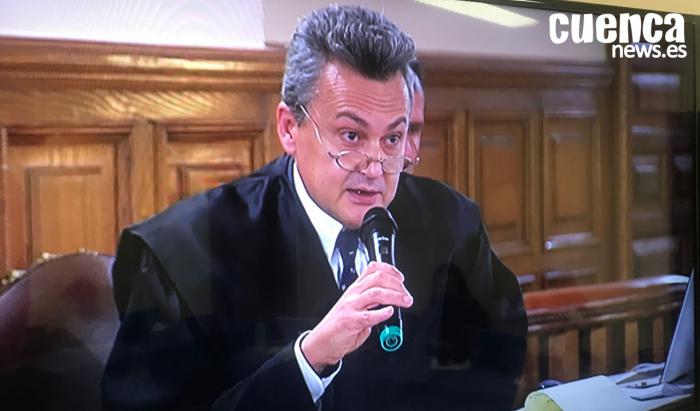 En imagen el letrado José Javier Gómez Cavero, abogado defensor de Sergio Morate