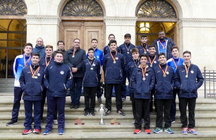 Prieto felicita al CV Hervás Cuenca por proclamarse campeón de la Copa de España de Voleibol cadete masculino