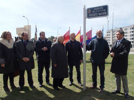 La ciudad rinde homenaje al escultor Vicente Marín con un jardín