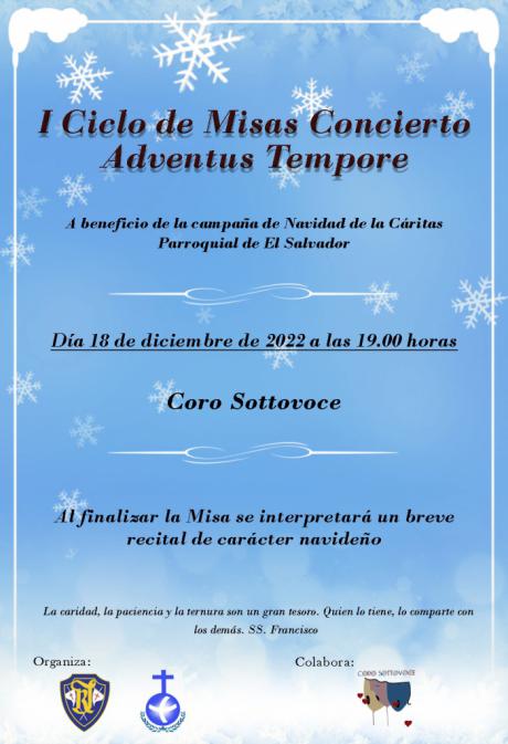 Este fin de semana, dos nuevas citas del I Ciclo de Misas-Concierto ‘Adventus Tempore’ organizado por El Resucitado